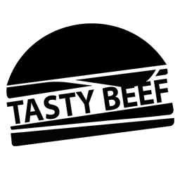 Tasty Beef logo.